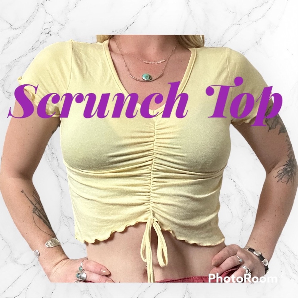 Softy scrunchy tee